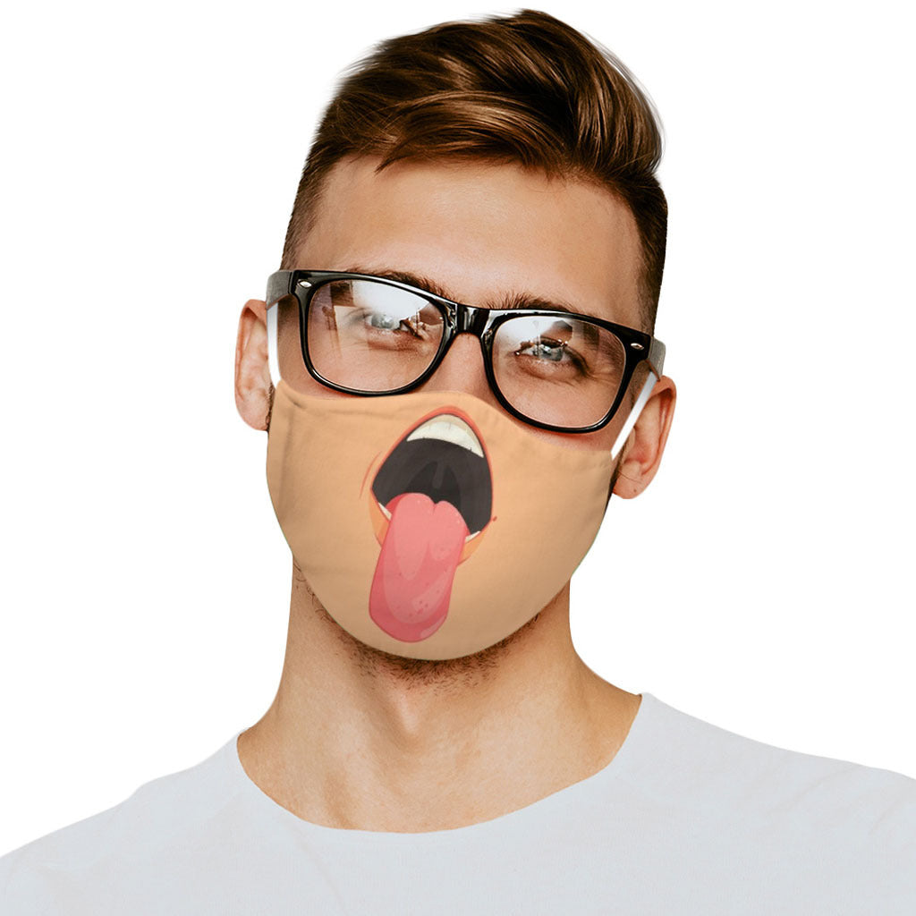 Exaggerated funny dustproof cotton mask