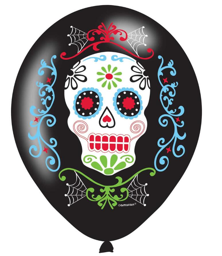 Halloween animal skull latex balloon