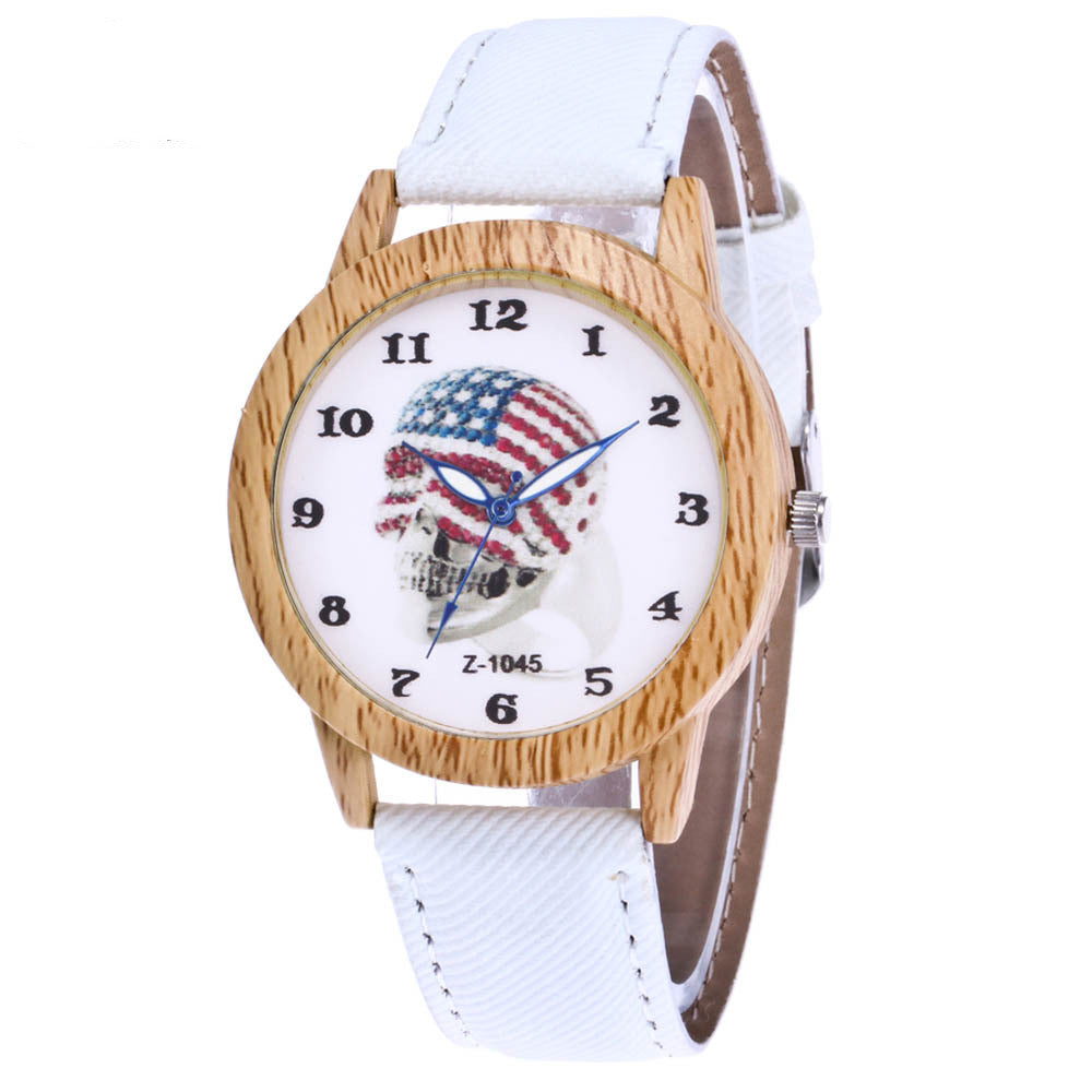 Halloween Gift Punk Skull Bone Watch