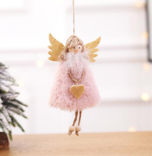 New Year 2021 Christmas Angel Doll Merry Christmas Decorations for Home
