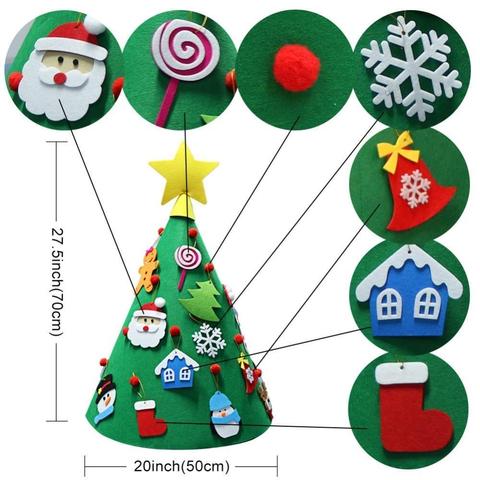 Felt Christmas Tree Three-dimensional Christmas Tree Pendant