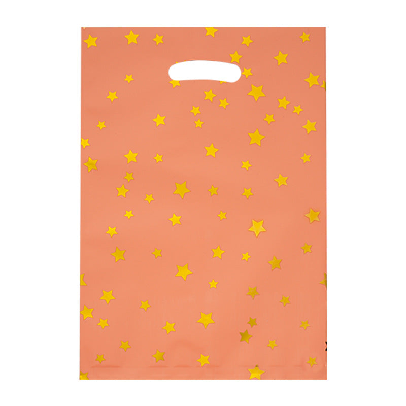 Birthday Party Solid Color Five-pointed Star Aluminum Film Gift Bag