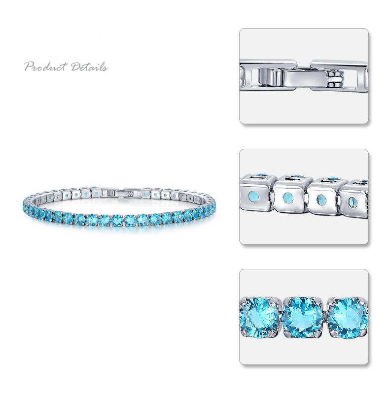 Cubic Zirconia Tennis Bracelet & Bangles For Women Gifts