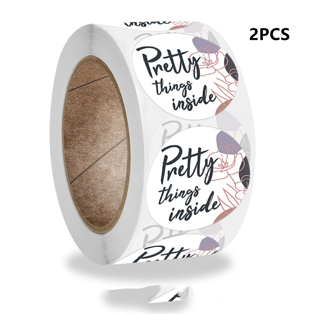 Roll Pack Thank You Gift Sticker Sticker