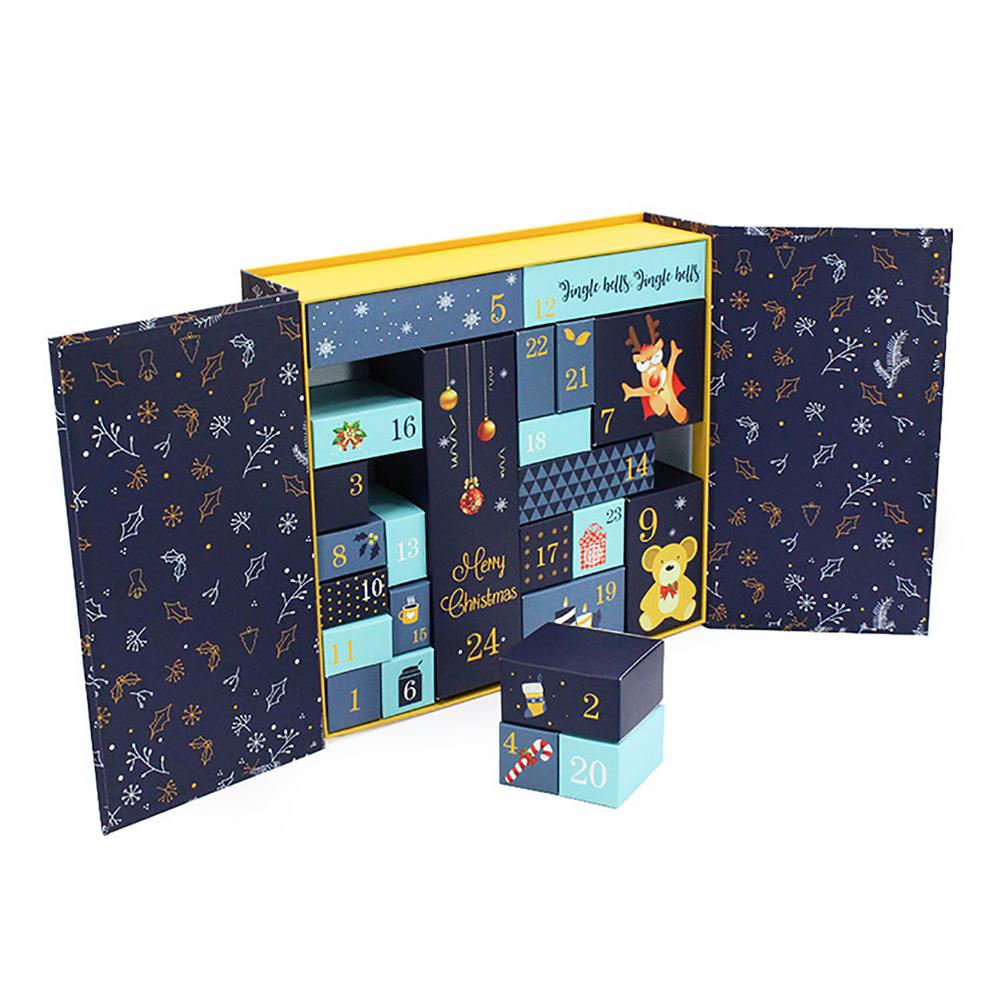 Christmas beautiful countdown calendar gift box