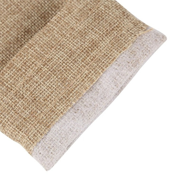 Double Love Drawstring Linen Bag Gift Wrapping