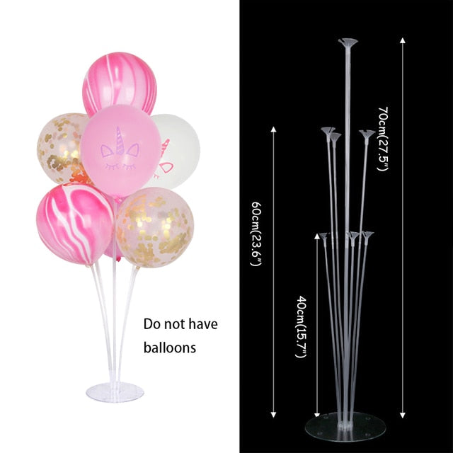 Unicorn Party Cup Cake Stand Balloon Party Decoration