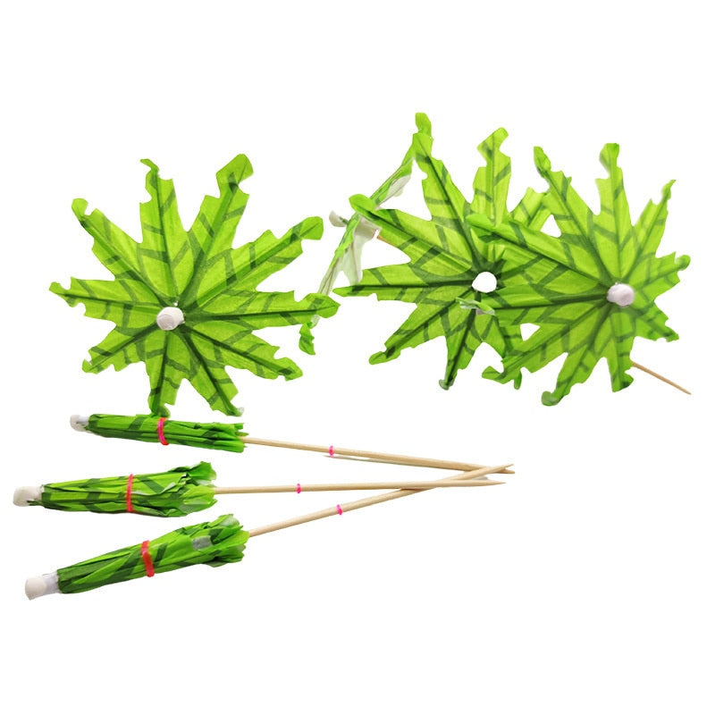 Coconut Tree Watermelon Paper Umbrella