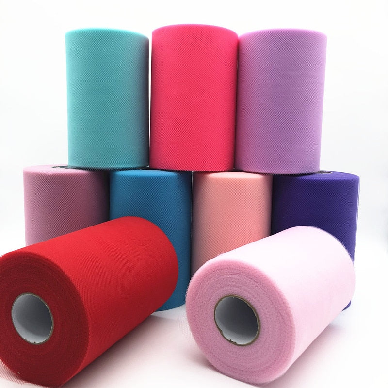 Tulle Roll Spool 100 Yards 15cm Organza Roll