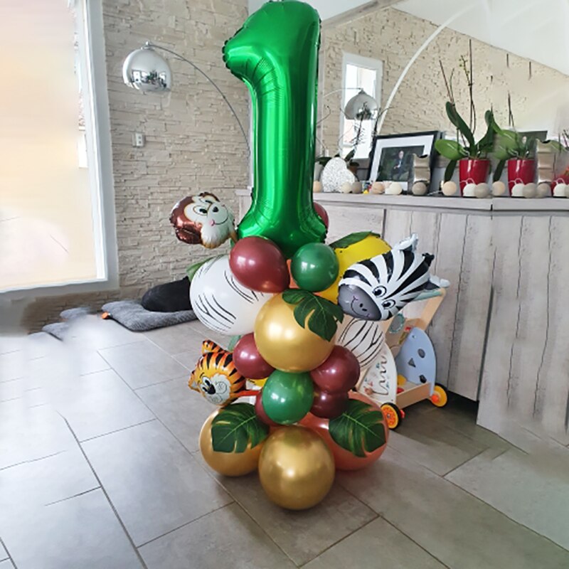 Jungle Safari Party Animal Digital Balloons Set