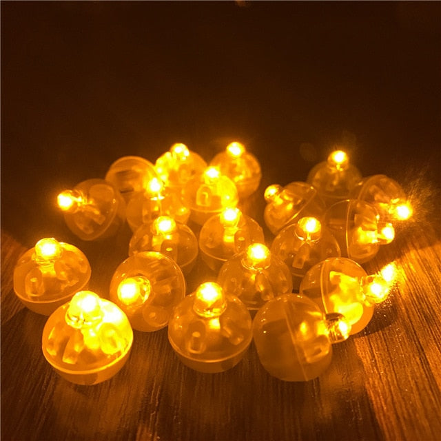 Colorful LED Balloon Lights Glow Flash Ball Lamps