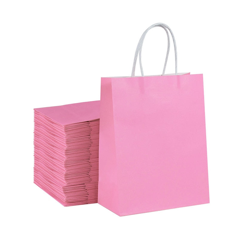 Portable Paper Bags Thank You Gift Packaging Bag