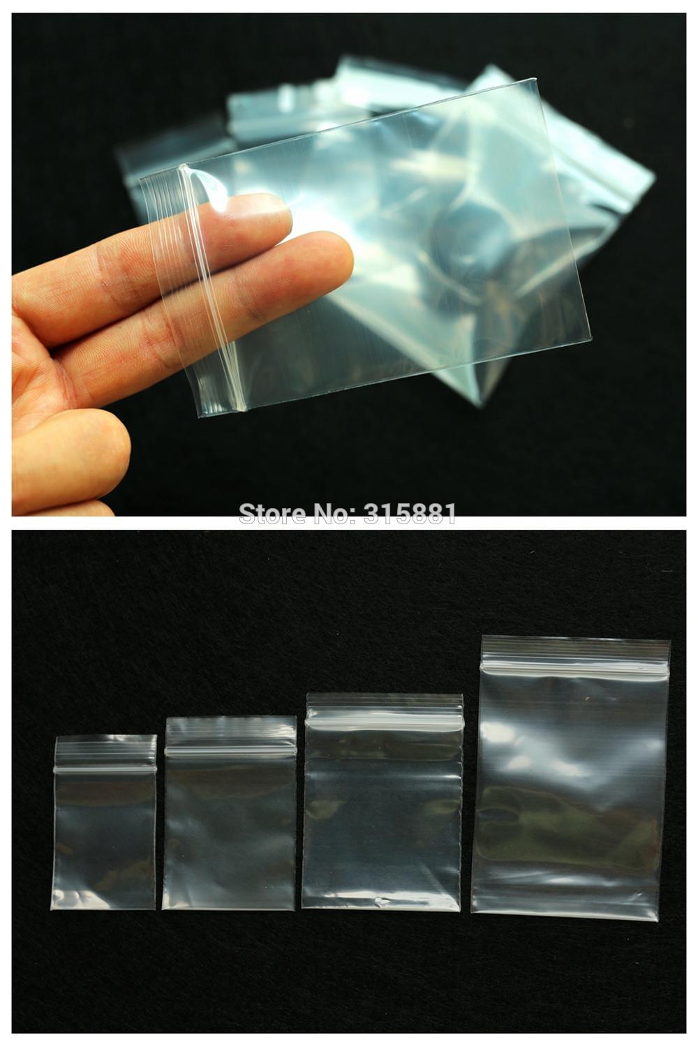 Zip Lock Plastic Bags Reclosable Transparent