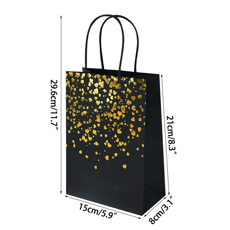 21cm Portable Paper Bags Thank You Gift