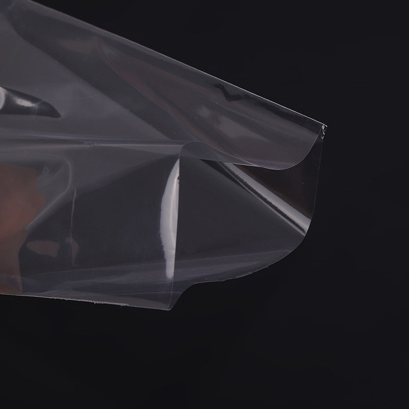 Long Transparent Flat Open Top Plastic Bags