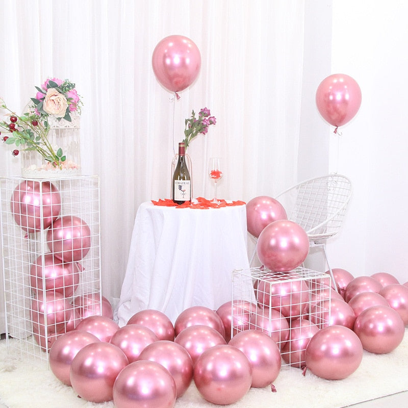 Metallic Balloon Decoration