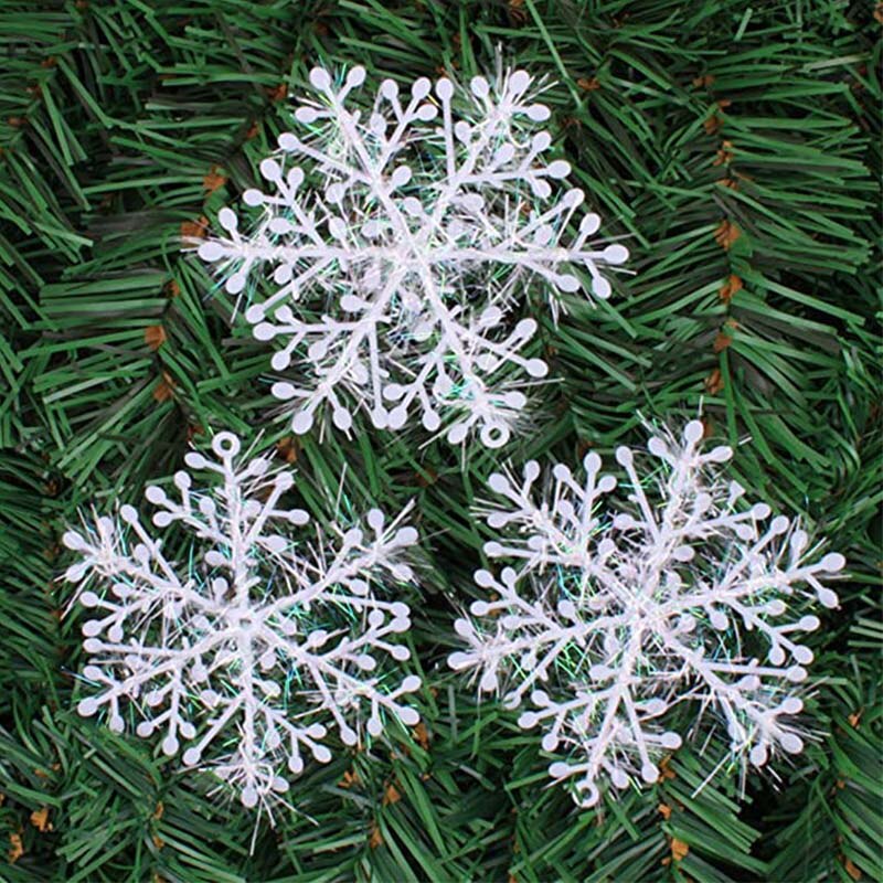 Christmas party White Snowflake Christmas Tree Decor