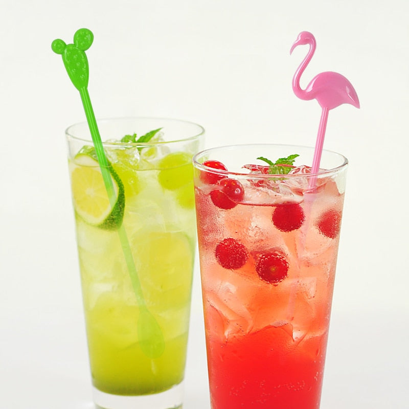 Flamingo Food Fruit Toothpick Hawaii Party