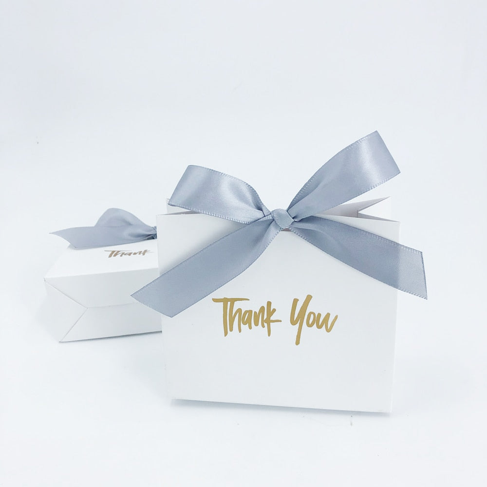 Thank You Party Favor Gift Box wedding candy box