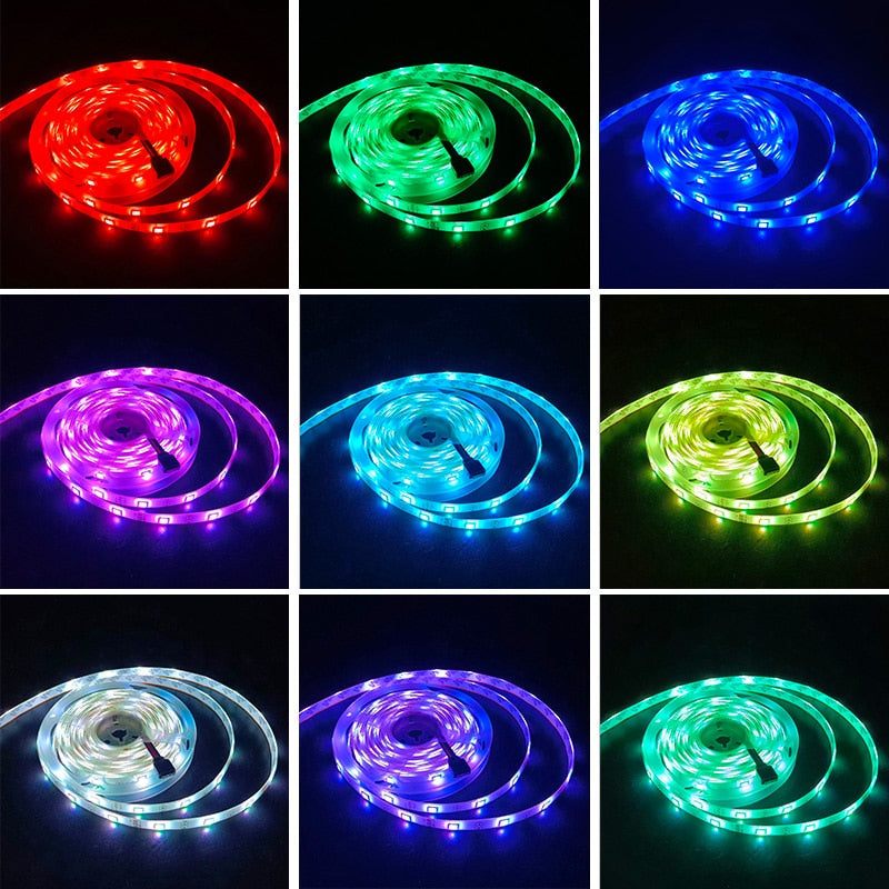 Led Lights Strips Bluetooth Non-Waterproof RGB