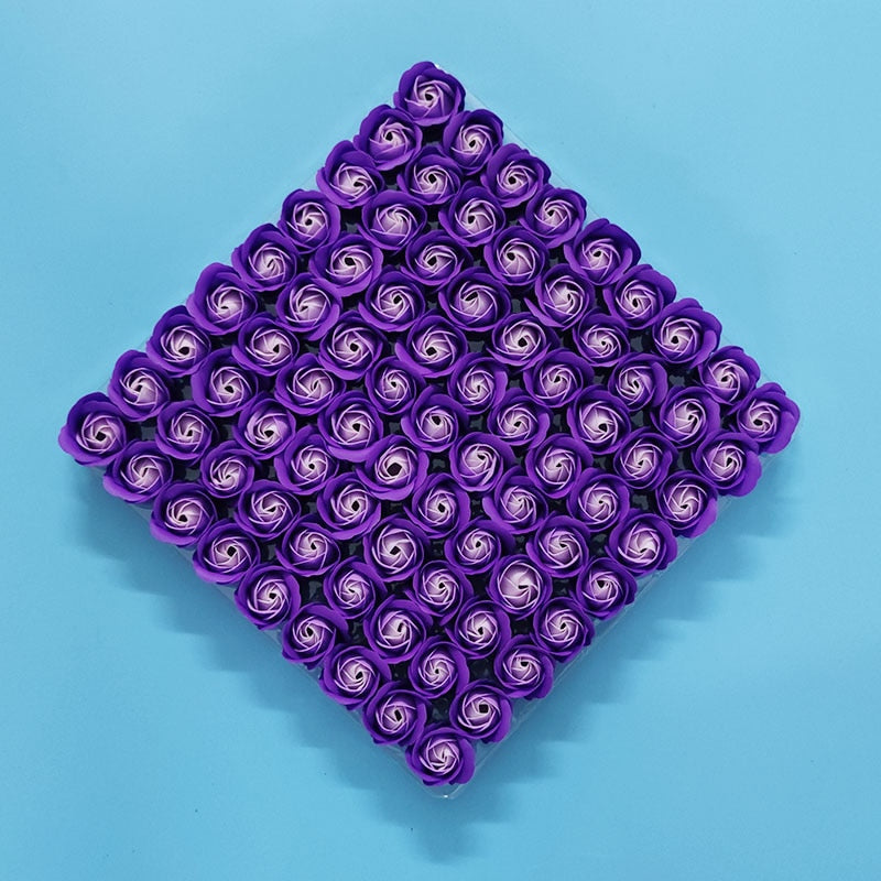 Mix color Christmas Rose Bath Body Flower Floral Soap