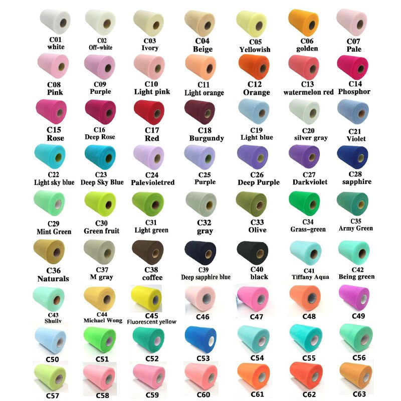 Roll 100 Yards Organza Fabric Wedding Decor