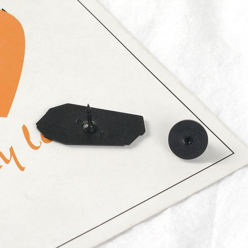 Hide Enamel Pin Badge Halloween Skeleton