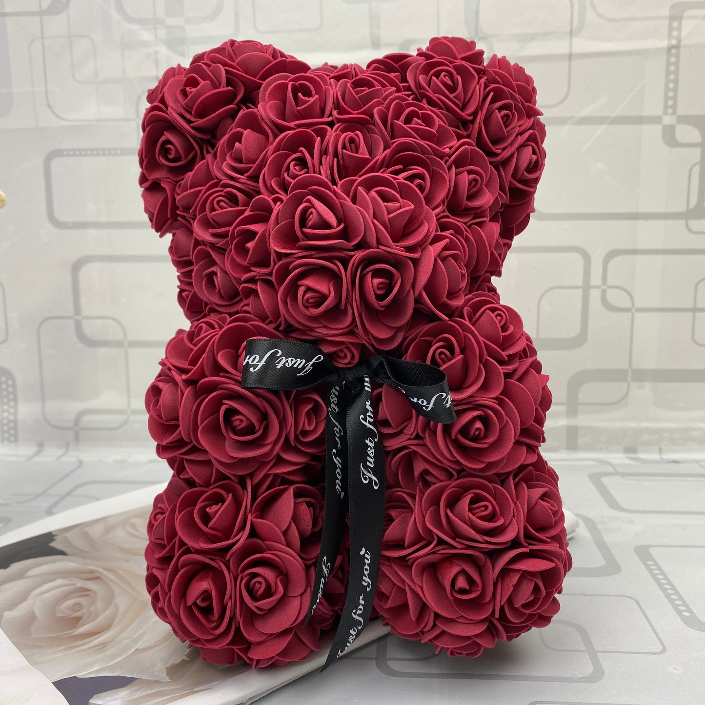 Valentines Day Gift 25cm Red Rose Teddy Bear