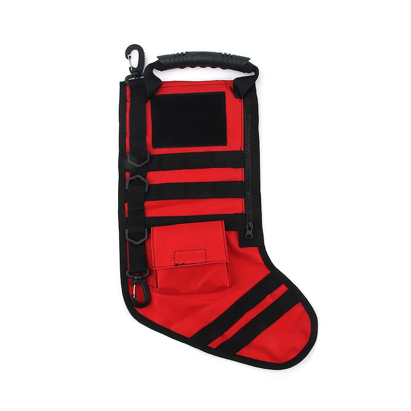 Christmas Stocking Socks Tactical Bag Dump Drop Pouch