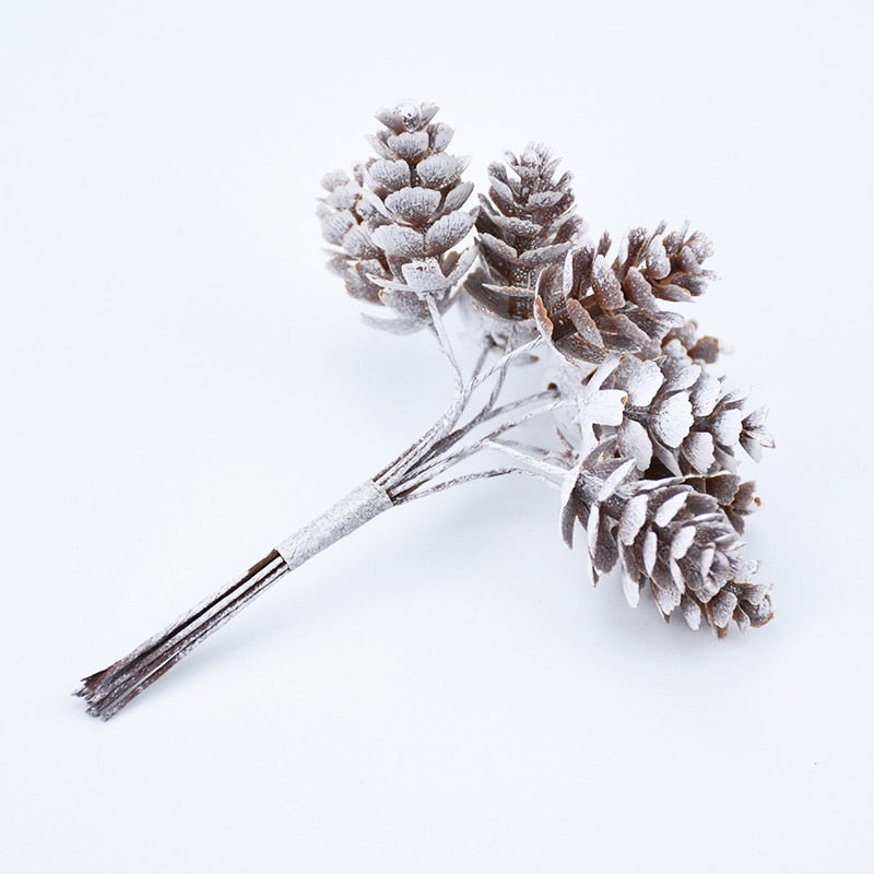 Bundle Artificial Plants Fake Pine Cone Decorative