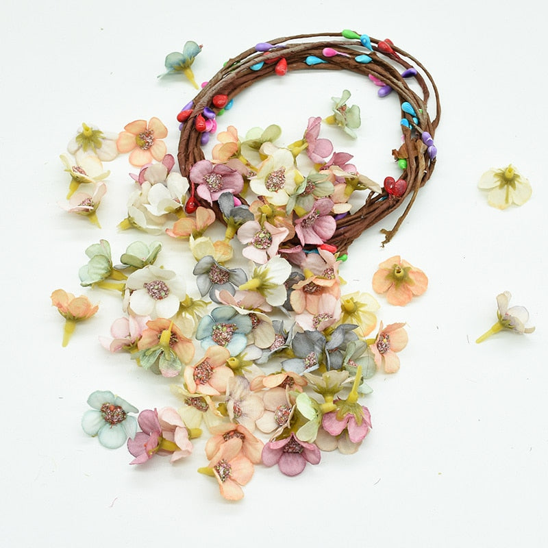 MINI Silk Daisy Multicolor Fake Flowers Head