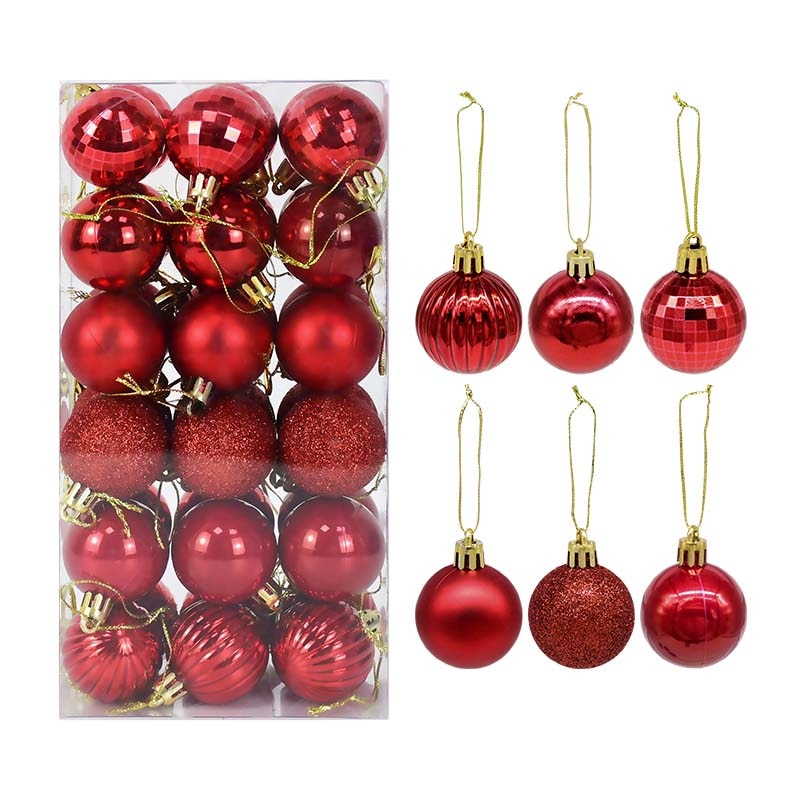 1 box Christmas Balls Christmas Tree Ornaments