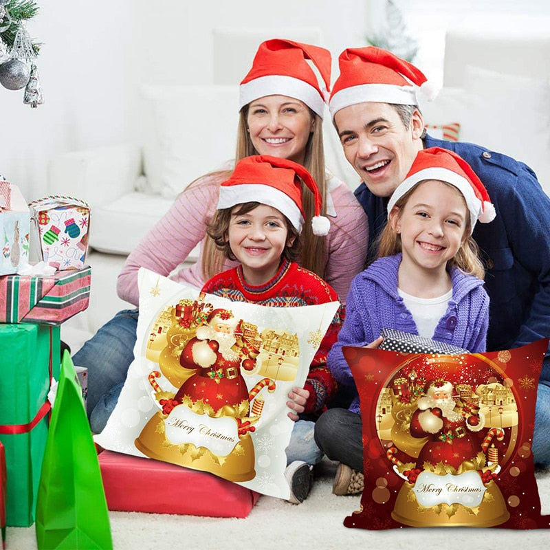 Christmas Cushion Cover Merry Decorations for Home