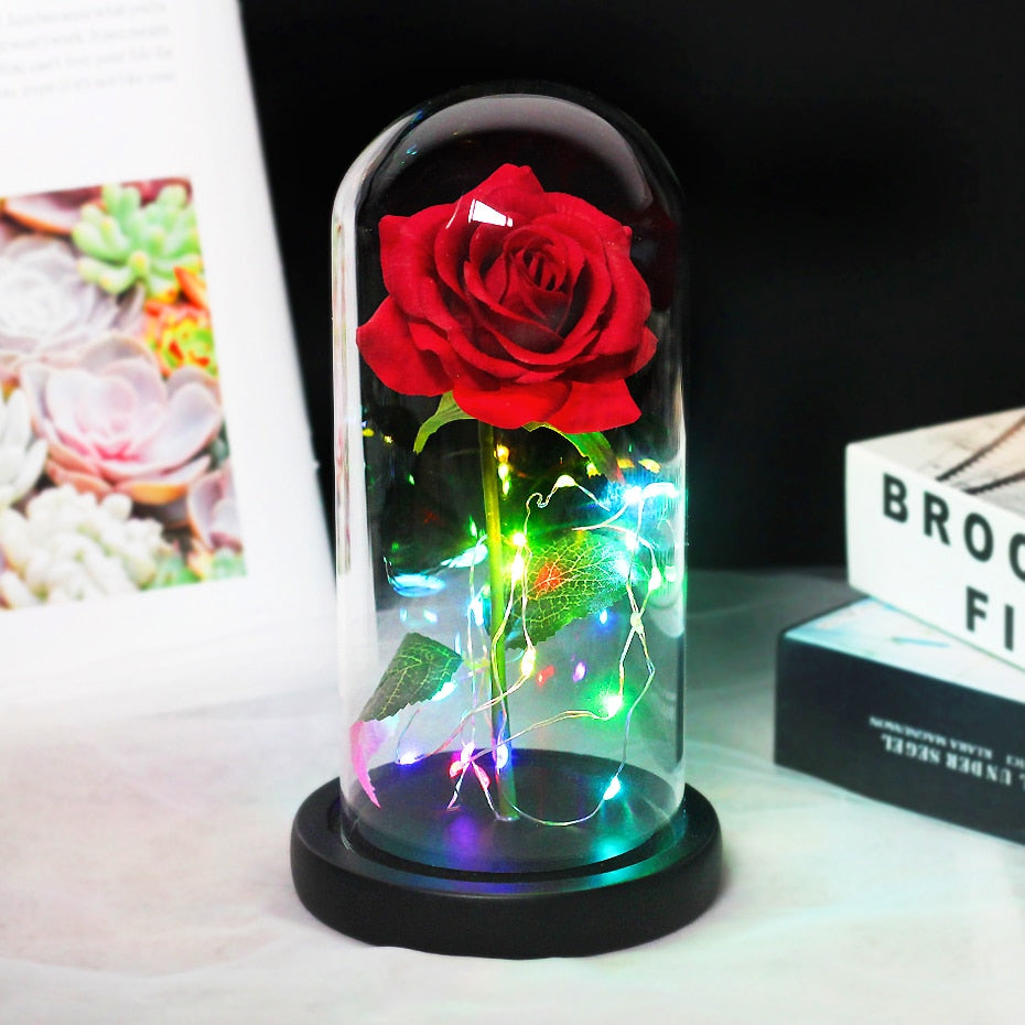 Beauty And The Beast Rose LED Enchanted