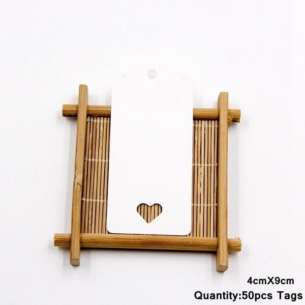 Round Laciness Paper Tags Kraft Paper Card Tags Labels