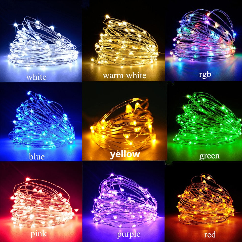 LED String Lights 5M/10M Photo Clip Fairy Lights Outdoor