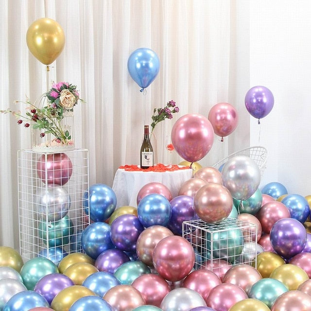 Rose Gold Metallic Balloon Birthday Wedding Party Decoration