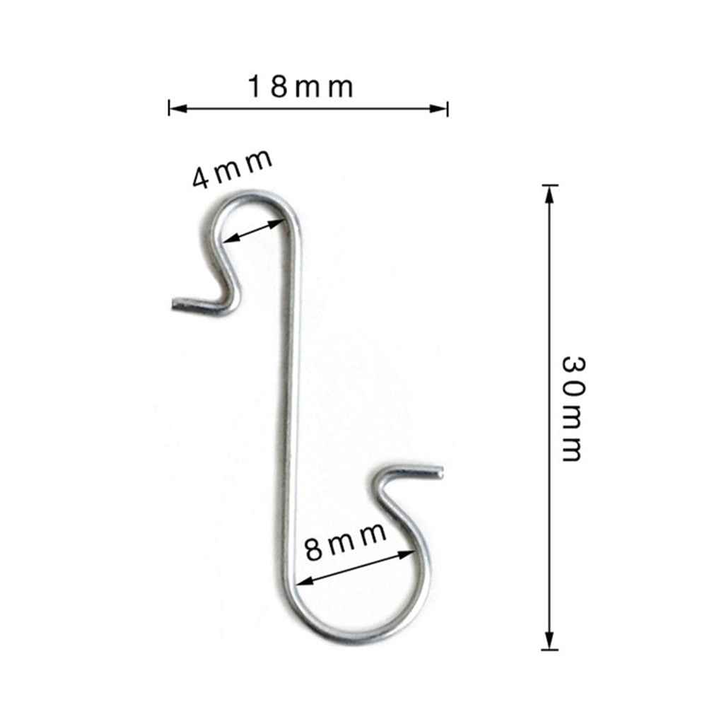 Christmas Ornament Metal S-Shaped Hooks