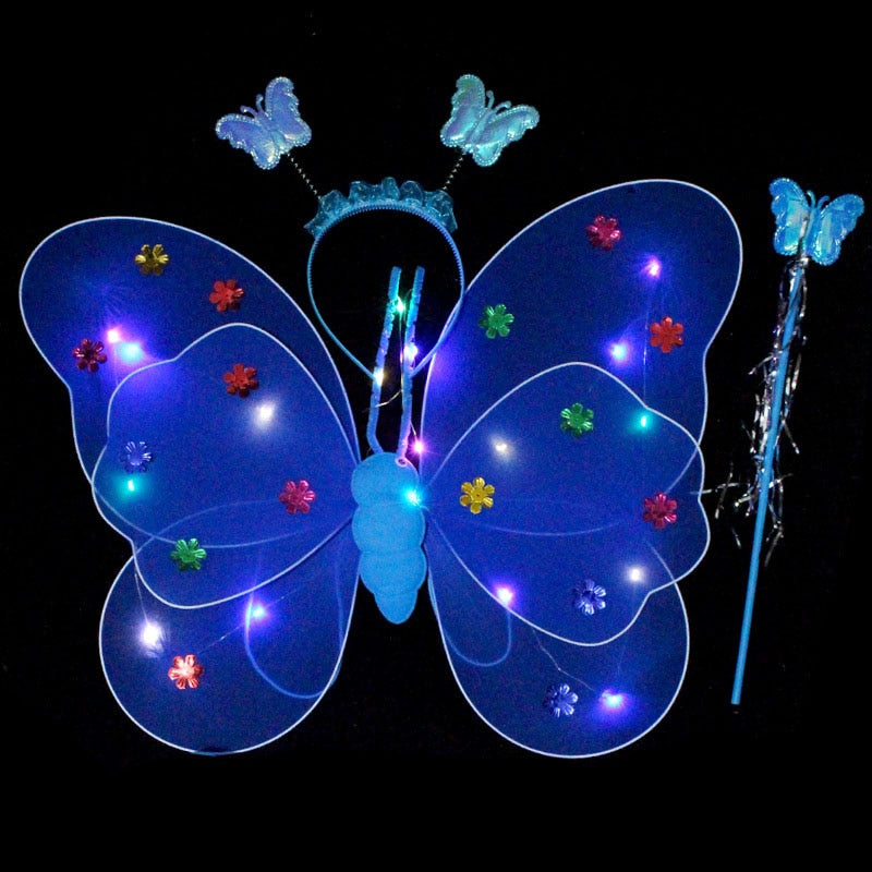 LED Children Costume Props Girls Skirts