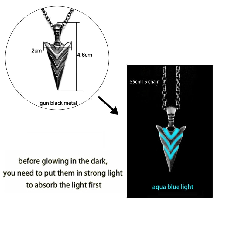 Luminous Dragon Necklace Glowing Night Fluorescence