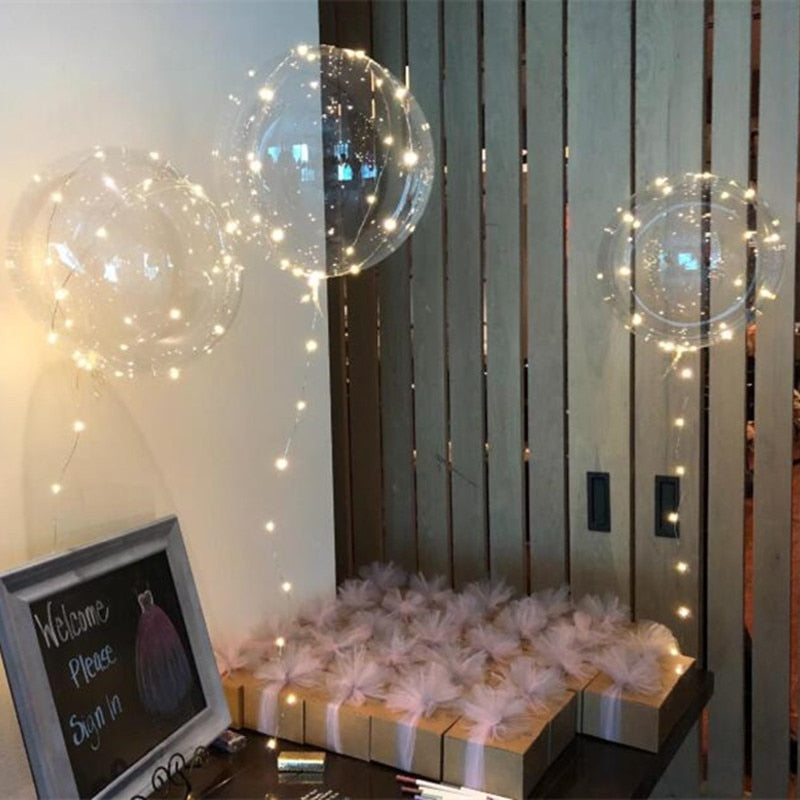 Luminous Led Balloon Transparent Bubble