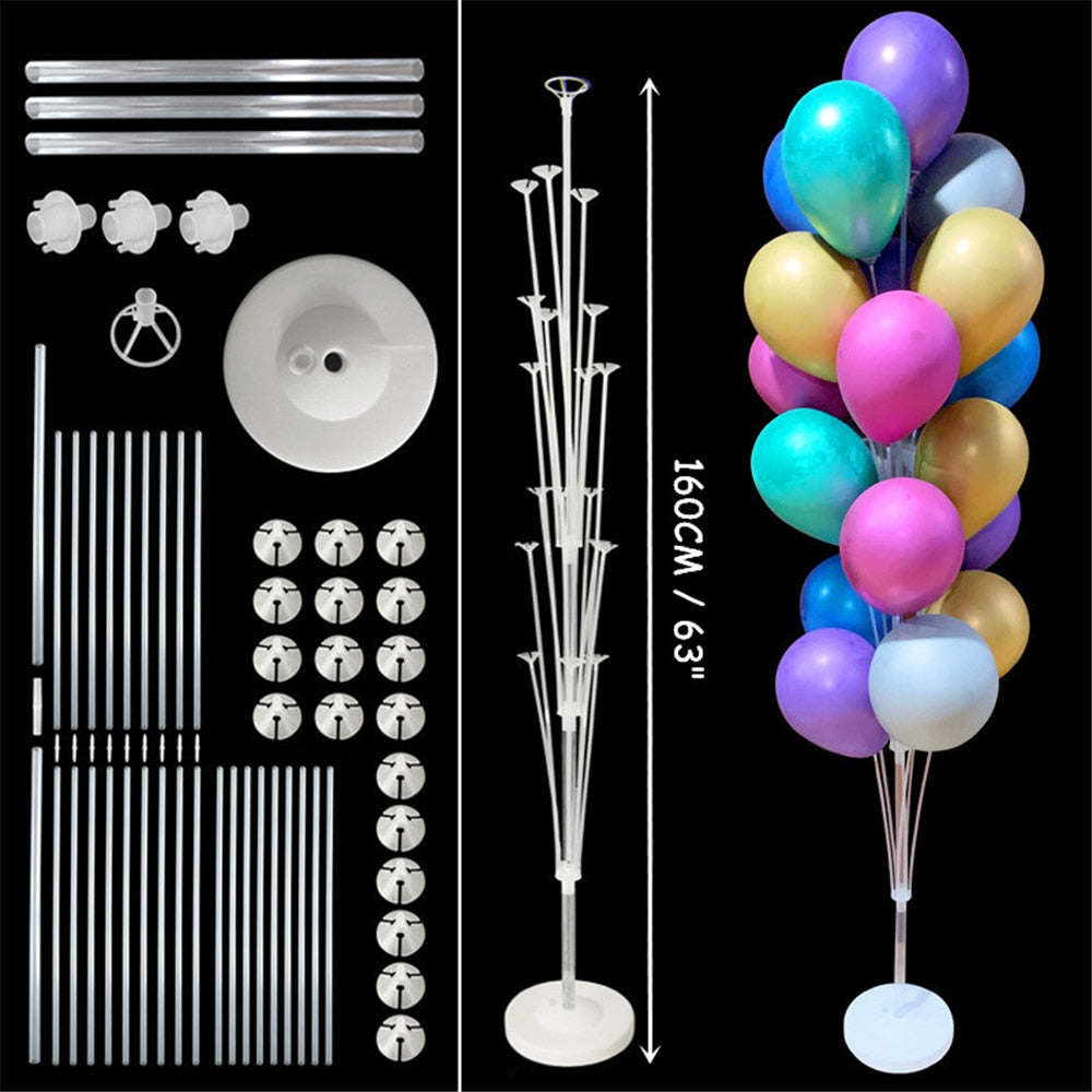 1Set Tube Balloon Holder Balloons Stand Column