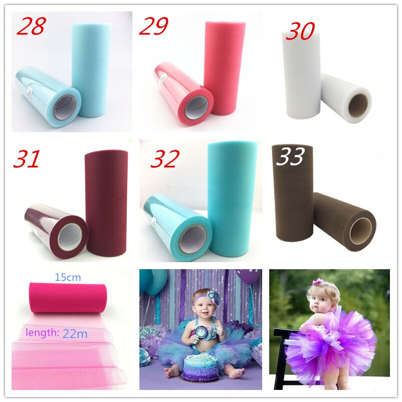 Tulle Roll 25 Yards Organza Wedding Decoration