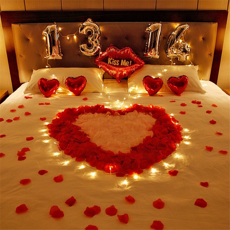 Rose Flower Silk Petals for Valentine Day