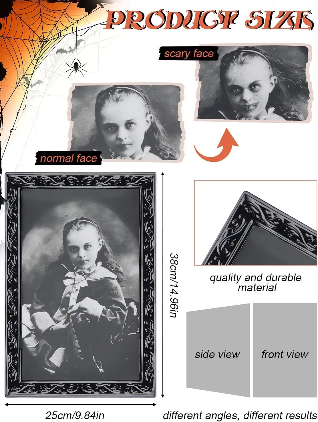 3D Lenticular ruler Ghost Picture Frame Halloween