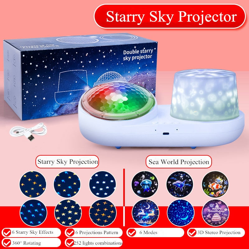 Starry Sky Night Light Planet Magic Projector