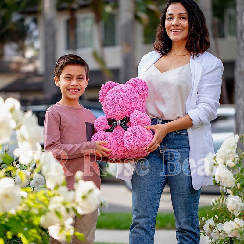 Christmas Gifts for Her Red Bear Rose