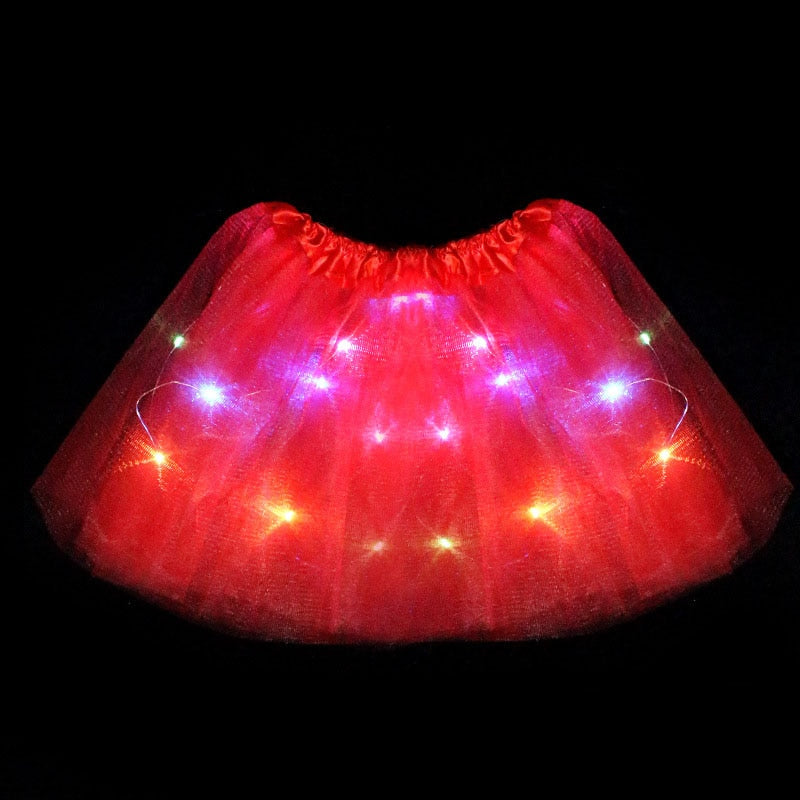LED Costume Props Girls Skirts Angel Luminous Wings