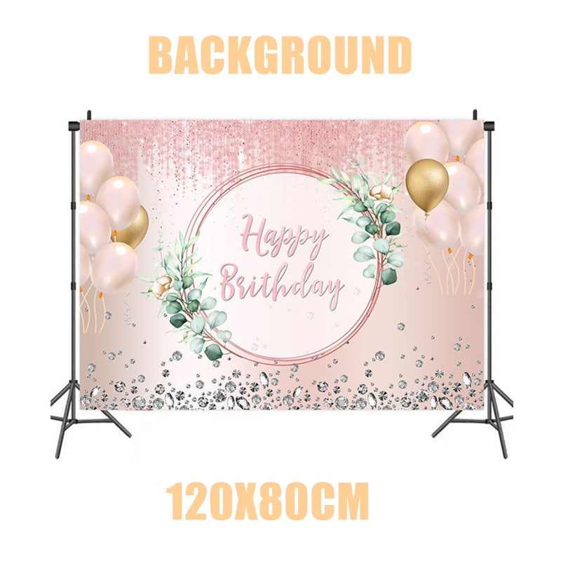 Rose Gold Birthday Party Decorations