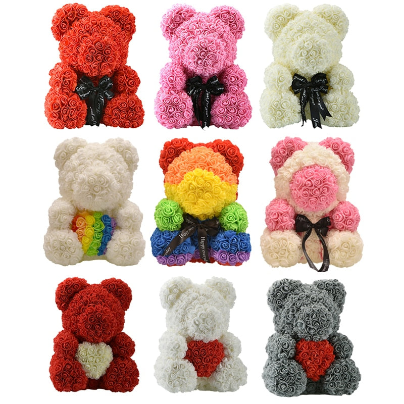 Rose Teddy Rose Bear Artificial Flowers